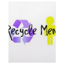 I Recycle Men letterhead by sweetNsassysammi I Recycle Men letterhead