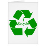 I Recycle w/ Green Symbol Cards