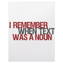 I remember when Text was a Noun letterhead