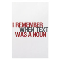 I remember when Text was a Noun stationery