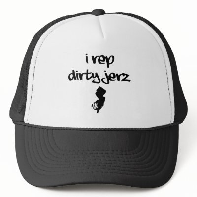 i rep dirty jerz trucker cap hats by JerseyBoy0321