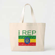 I rep Ethiopia Canvas Bags