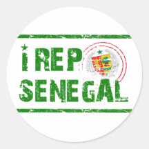 I rep Senegal Sticker