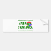 I rep South Africa Bumper Sticker