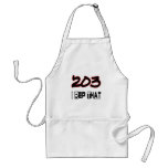 I Rep That 203 Area Code Apron
