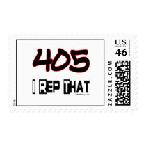 I Rep That 405 Area Code Postage