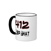 I Rep That 412 Area Code Coffee Mug
