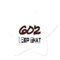 I Rep That 602 Area Code Star Sticker