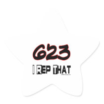 I Rep That 623 Area Code Star Sticker