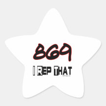 I Rep That 869 Area Code Sticker