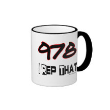 I Rep That 978 Area Code Coffee Mug