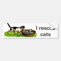 I Rescue Cats bumper stickers