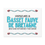 I Rescued a Basset Fauve de Bretagne (Female Dog) Postcards