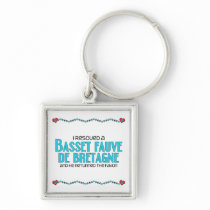 I Rescued a Basset Fauve de Bretagne (Male Dog) Key Chains
