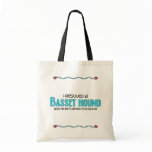 I Rescued a Basset Hound (Male Dog) Tote Bag