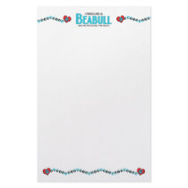 I Rescued a Beabull (Male) Dog Adoption Design Stationery Paper