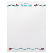 I Rescued a Bichon Frise (Male Dog) Customized Letterhead