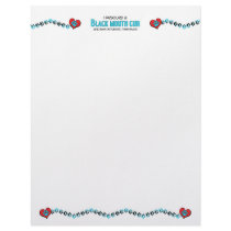 I Rescued a Black Mouth Cur (Female Dog) Letterhead Template