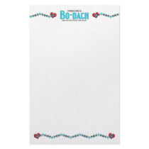 I Rescued a Bo-Dach (Male) Dog Adoption Design Customized Stationery