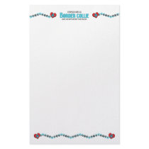 I Rescued a Border Collie (Male Dog) Stationery