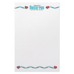 I Rescued a Bossi-Poo (Male) Dog Adoption Design stationery