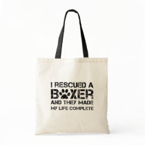 I rescued a boxer bags