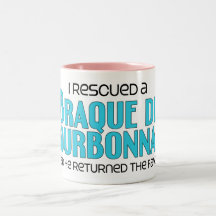 I Rescued a Braque du Bourbonnais (Male Dog) Mug