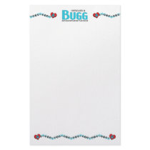 I Rescued a Bugg (Female) Dog Adoption Design Stationery Design