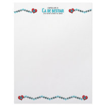 I Rescued a Ca de Bestiar (Male Dog) Customized Letterhead