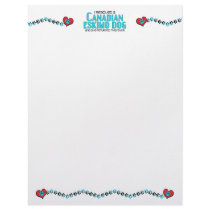 I Rescued a Canadian Eskimo Dog (Female Dog) Letterhead Template