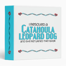 I Rescued a Catahoula Leopard Dog (Female Dog) Binders