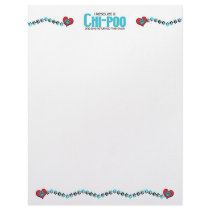 I Rescued a Chi-Poo (Female) Dog Adoption Design Personalized Letterhead
