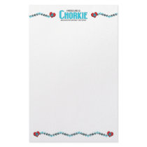 I Rescued a Chorkie (Female) Dog Adoption Design Stationery Paper
