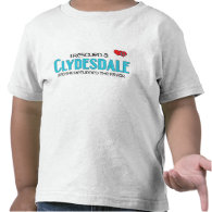 I Rescued a Clydesdale (Female Horse) Tshirts