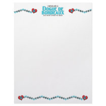 I Rescued a Dogue de Bordeaux (Male Dog) Letterhead