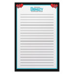 I Rescued a Donkey (Female Donkey) Stationery Design