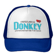 I Rescued a Donkey (Female Donkey) Trucker Hat