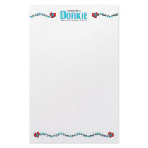 I Rescued a Dorkie (Female) Dog Adoption Design Stationery Design
