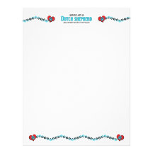 I Rescued a Dutch Shepherd (Male Dog) Letterhead Design