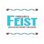 I Rescued a Feist (Male Dog) Postcard