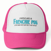 I Rescued a Frenchie Pug (Female) Dog Adoption Mesh Hat