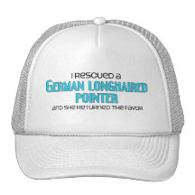 I Rescued a German Longhaired Pointer (Female Dog) Mesh Hats