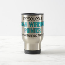 I Rescued a German Wirehaired Pointer (Male Dog) Coffee Mug