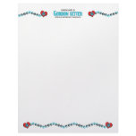 I Rescued a Gordon Setter (Female Dog) Letterhead Design