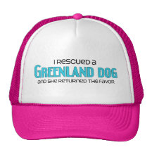 I Rescued a Greenland Dog (Female Dog) Mesh Hat