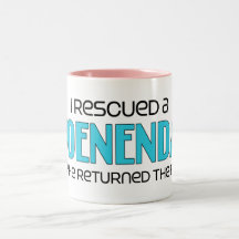I Rescued a Groenendael (Female Dog) Mug
