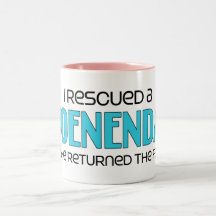 I Rescued a Groenendael (Male Dog) Mug