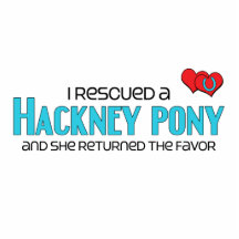 I Rescued a Hackney Pony (Female Pony) Acrylic Cut Out