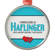 I Rescued a Haflinger (Male Horse) Ornament