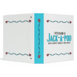 I Rescued a Jack-a-Poo (Female) Dog Adoption binders
